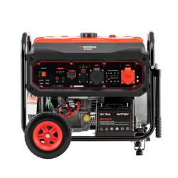 Купити Генератор бензиновий 9/10 кВт, 400/230 В, DUAL POWER, бак 25 л, електро/ручний старт, мідна обмотка,