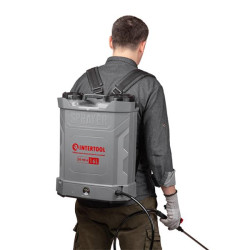 Купити Обприскувач акумуляторний ранцевий 16 л, 3.1 л/хв, батарея 12 В/8 Аг