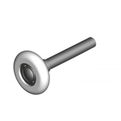 Купить Ролик для секційних підйомних гаражних та автомобільних ролет Ø46x11x105 Цинк Польща (1804324699)