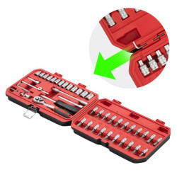 Купити Набір інструментів 1/4" 48од (ET-6046SP)