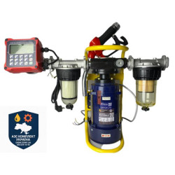 Купити Мини-АЗС для бензина PETROLL DYB-100, 220 В, до 100 л/мин, с электронным счётчиком OGM-25Q, двойной 