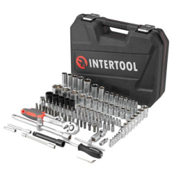 Купить Набір інструментів 1/2" & 1/4" 111од, IMPACT Cr-V головки 15,17,19,21,22 + подовжувач 125мм