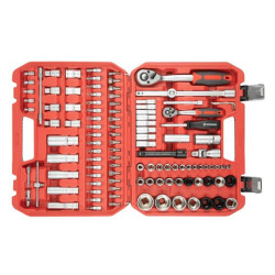 Купить Набір інструментів 1/2" & 1/4" 111од, IMPACT Cr-V головки 15,17,19,21,22 + подовжувач 125мм