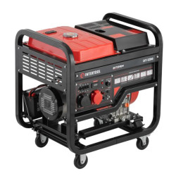 Купити Генератор дизельний 8,0/9,0 кВт, 400/230 В, DUAL POWER, бак 25 л, електро/ручний старт, мідна обмотк