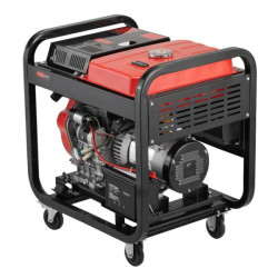 Купити Генератор дизельний 8,0/9,0 кВт, 400/230 В, DUAL POWER, бак 25 л, електро/ручний старт, мідна обмотк