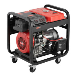 Купити Генератор дизельний 8,0/9,0 кВт, 400/230 В, DUAL POWER, бак 25 л, електро/ручний старт, мідна обмотк