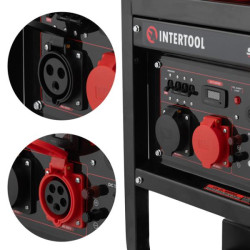 Купити Генератор дизельний 8,0/9,0 кВт, 400/230 В, DUAL POWER, бак 25 л, електро/ручний старт, мідна обмотк