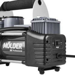 Купити Компресор автомобільний Molder 12В, 10 Атм, 90 л/хв із зажимами АКБ MA25200