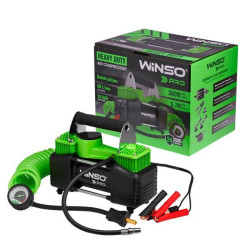 Купити Компресор автомобільний Winso Pro Heavy Duty 12В, 10 Атм, 90 л/хв із зажимами АКБ 136000