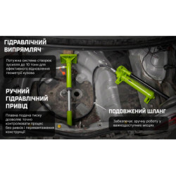 Купить Alloid. Набір рихтувальний гідравлічний 10 тонн (на колесах)