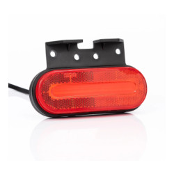 Купить Габаритний ліхтар для вантажівок червоний з кронштейном, Fristom Fristom LED Польща (FT-070)