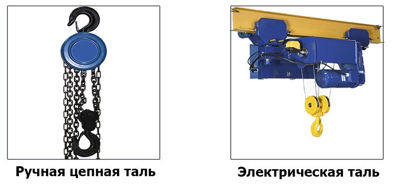 Чем отличается ручная таль от электрической