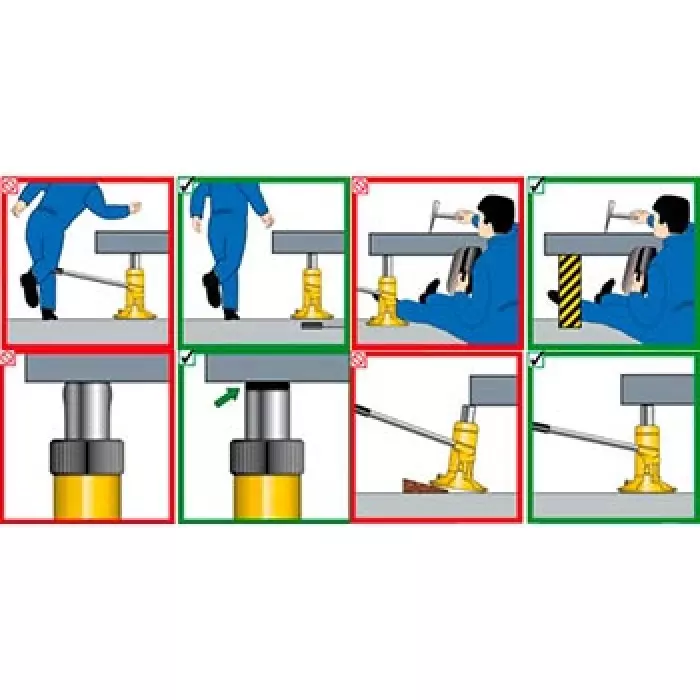 Техніка безпеки при роботі з домкратом