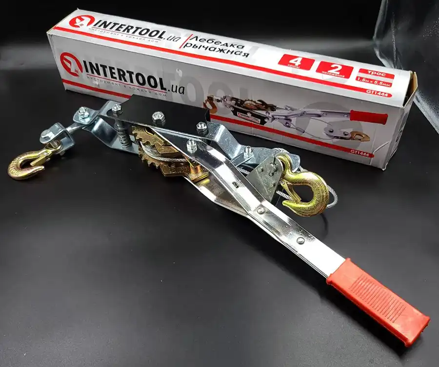 купити лебідку ричажну Intertool