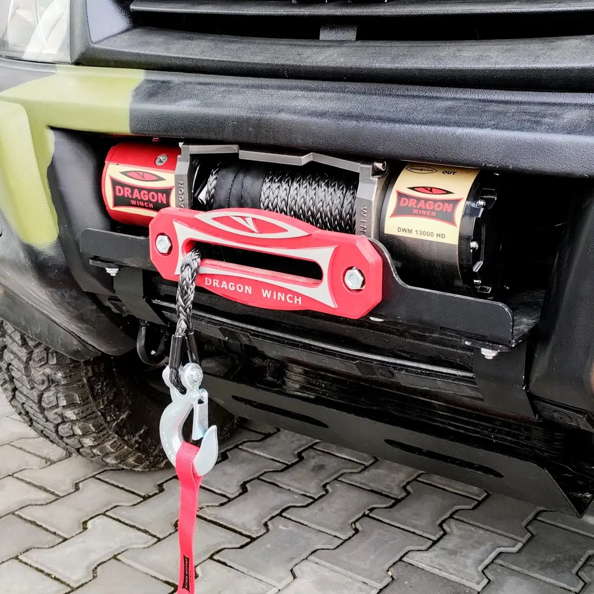 Лебідка електрична Dragon Winch DWM 13000 HD S 12 В трос 20 м