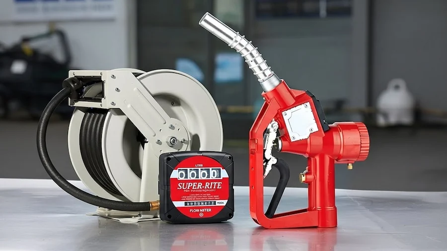 Лічильник витрат пального, котушка та заправний пістолет GET Oil Лічильник витрат пального, котушка та заправний пістолет GET Oil